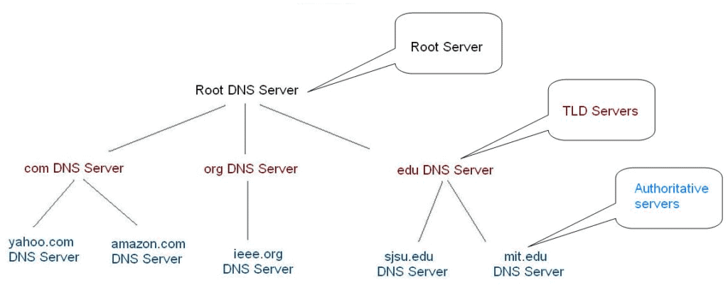 DNS Hierarchical Tree