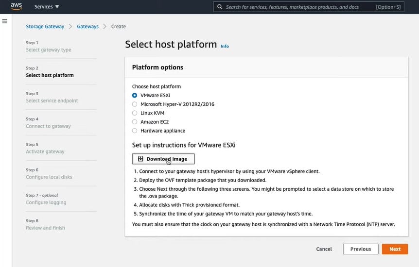 AWS Cloud Storage Services