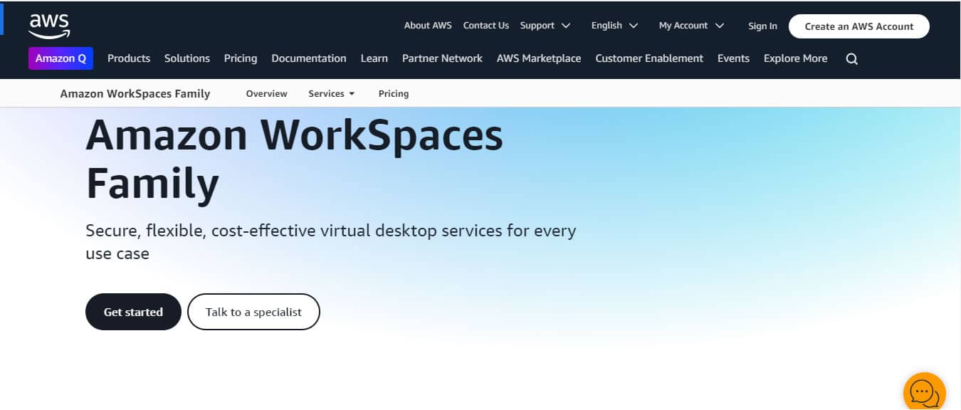 Amazon WorkSpaces