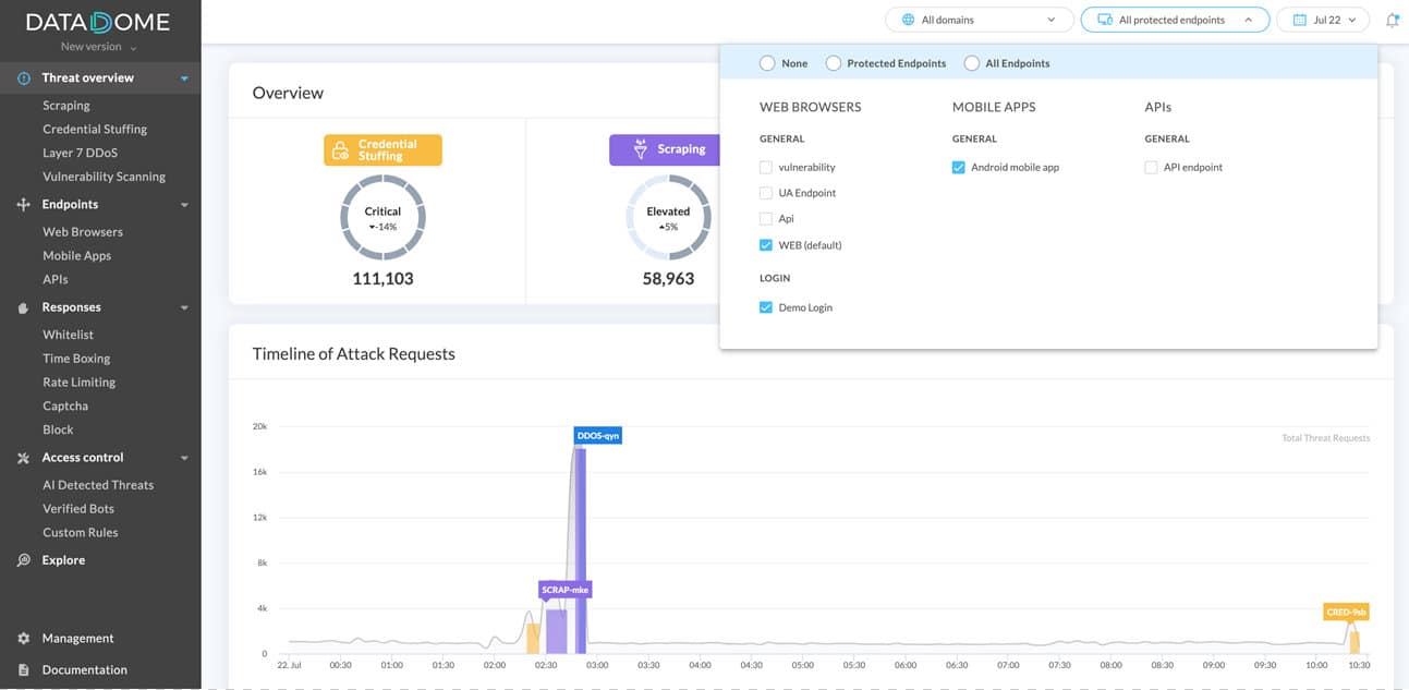 DataDome Bot Mitigation