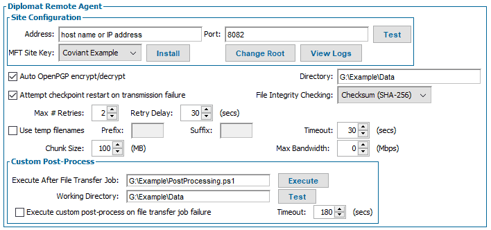 Diplomat Remote Agent