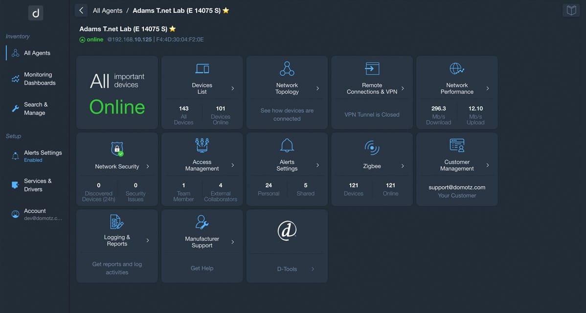 Domotz Network Monitoring