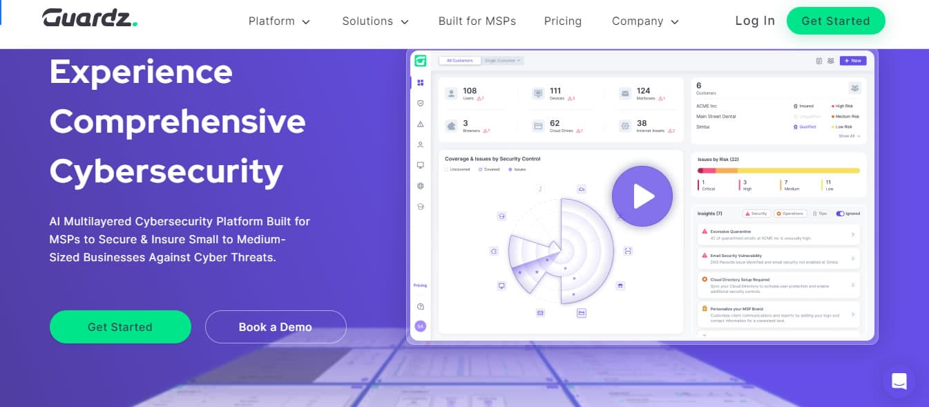 Guardz Cybersecurity Platform