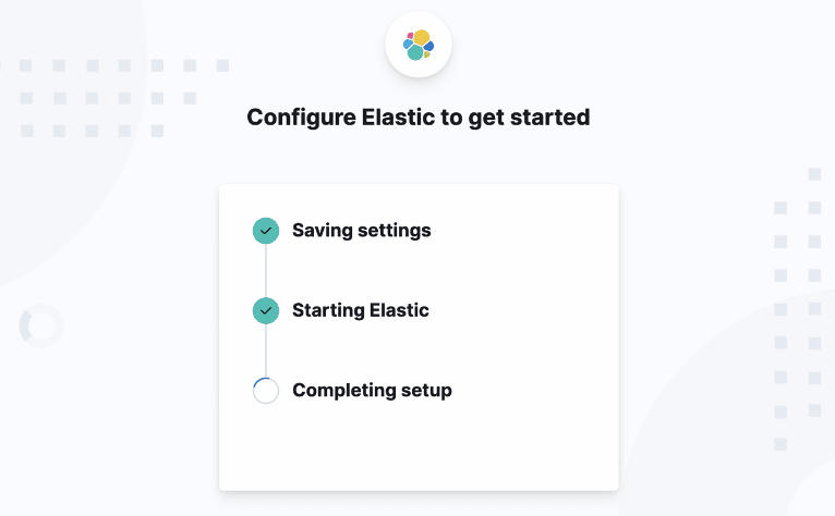 Configure Elastic to get started