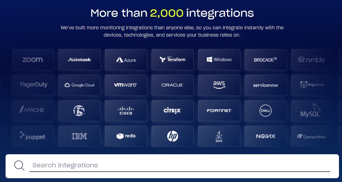 LogicMonitor Scalability & Integrations