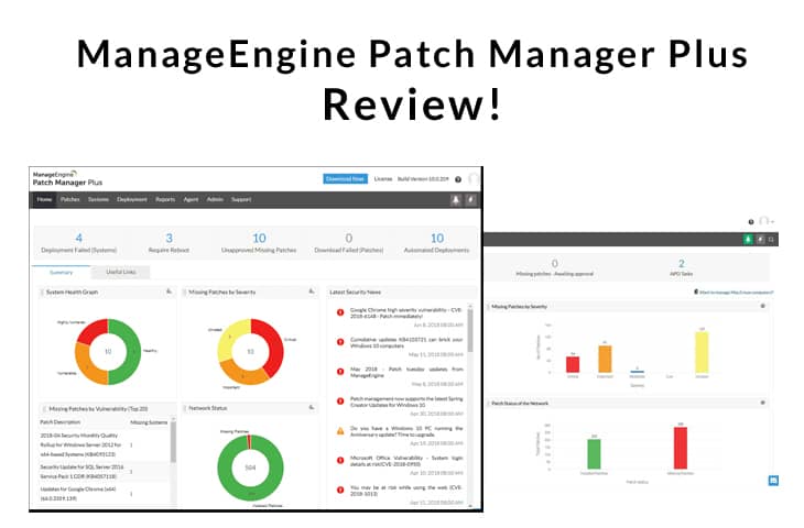 ManageEngine Patch Manager Plus Review - Websentra