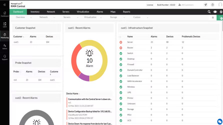 ManageEngine RMM Central