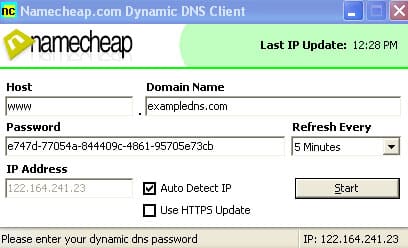 Namecheap Dynamic DNS (DDNS) solution