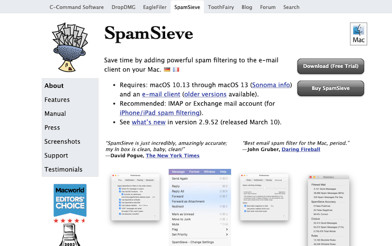 SpamSieve