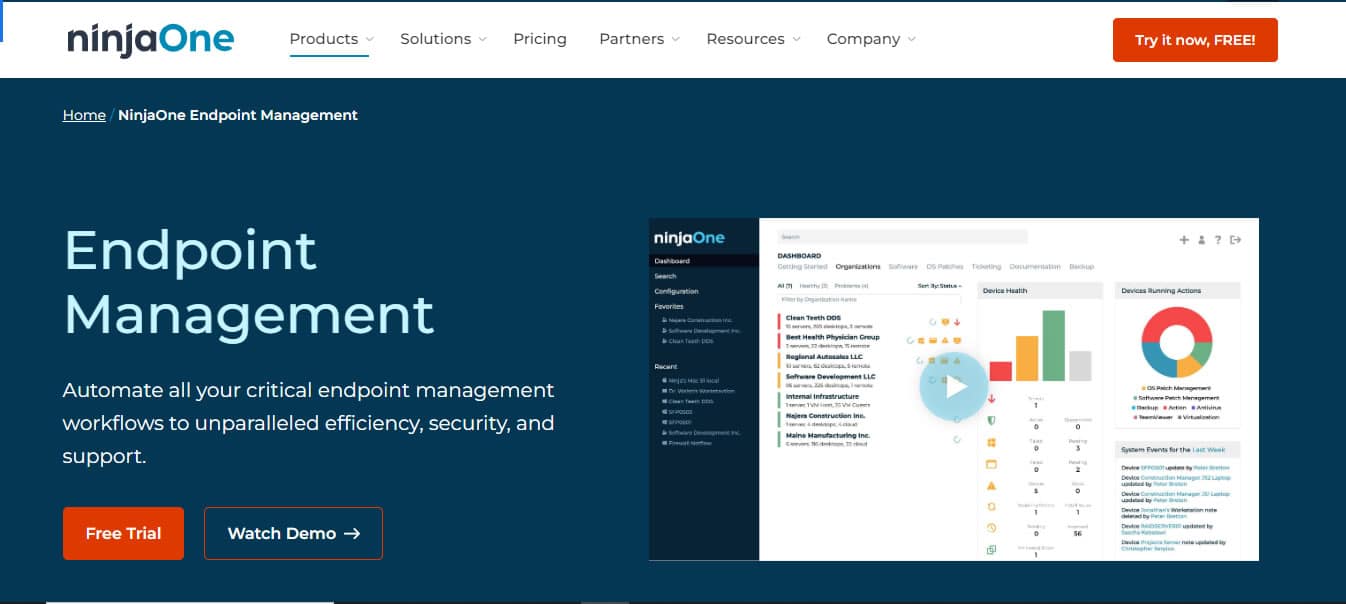 NinjaOne Endpoint Management