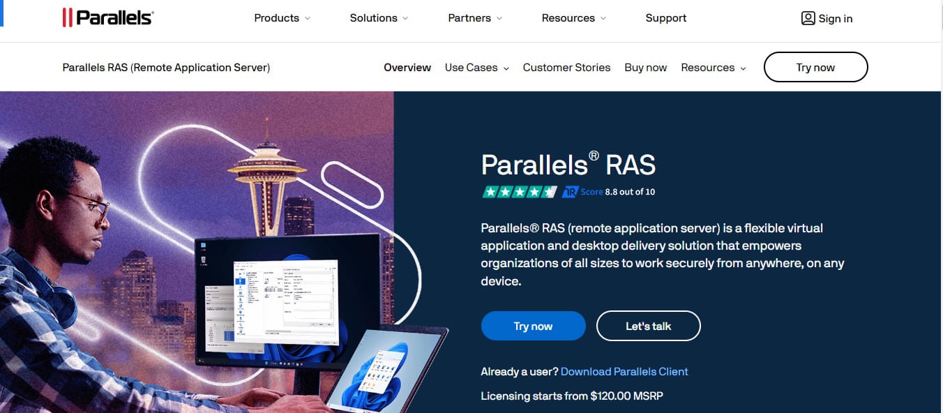 Parallels Remote Application Server (RAS)