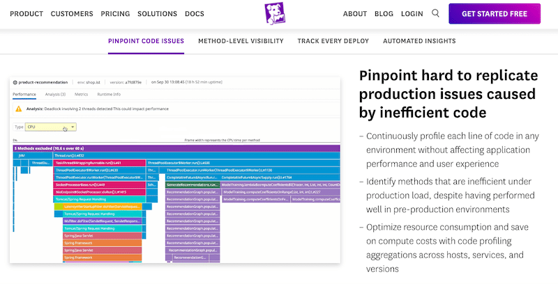 Datadog Continuous Profiler