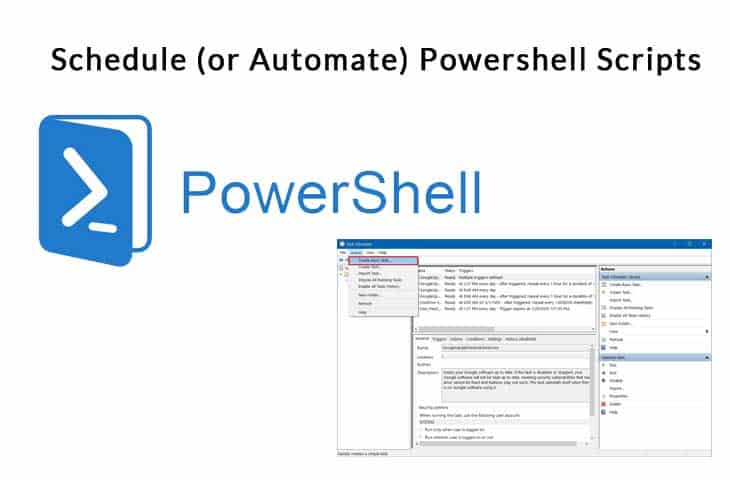 Schedule (or Automate) Powershell Scripts