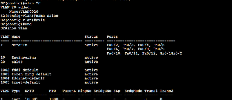 Configure VLANs