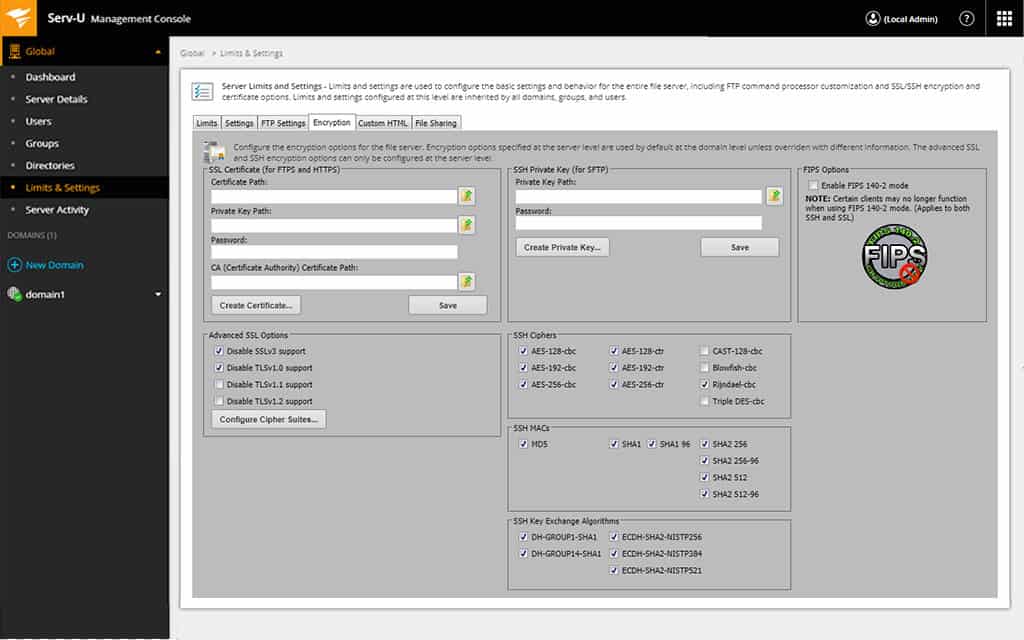 SolarWinds Serv-U-FTP-MFT-Server