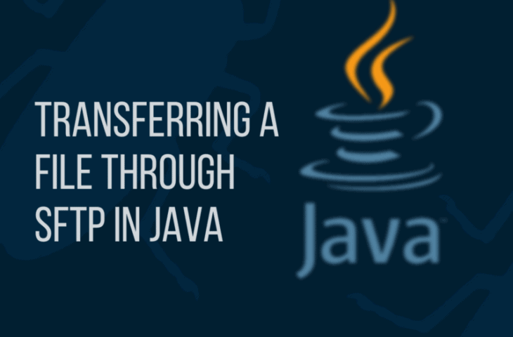 Transferring a file through SFTP using Java