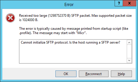 Error Message