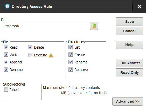 SolarWinds Serv-U FTP/MFT Server