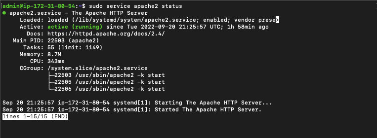 collectd monitoring set up, host preparation (Apache Configuration) 