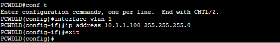 configure an SVI management VLAN and assign it an IP address