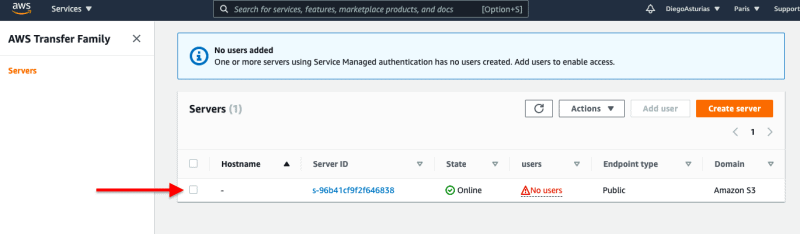 Configuration of the additional services, reviewing and creating the server