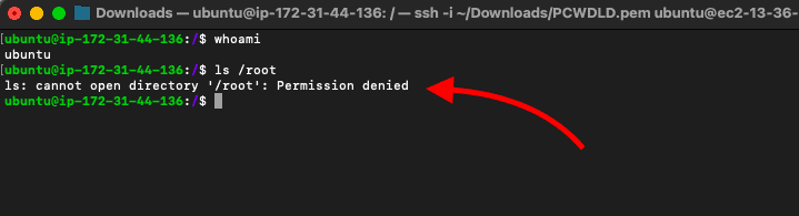 ubuntu Permission denied