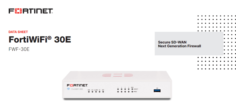 FortiGate 30E (FortiWiFi 30E)