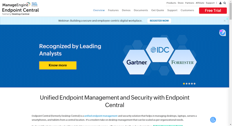 ManageEngine Endpoint Central