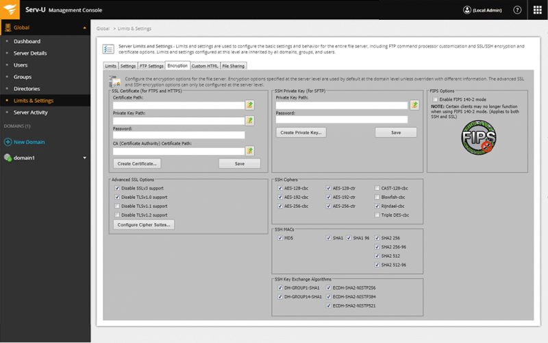 SolarWinds Serv-U Managed File Transfer (MFT)