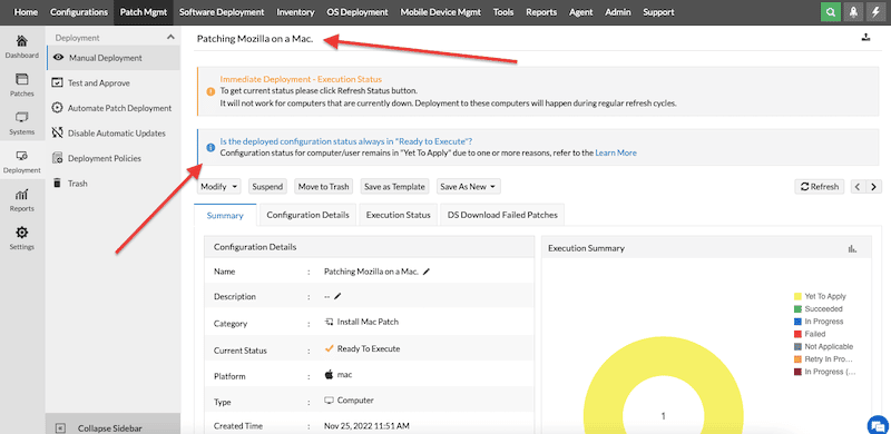 install a patch with ManageEngine Endpoint Central