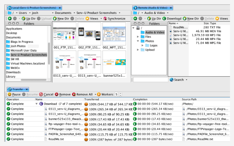 Serv-U Managed File Transfer Server