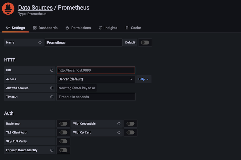 Integrating Prometheus to Grafana