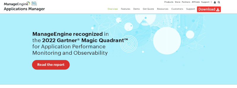 ManageEngine Gartner’s Magic Quadrant (MQ) Award
