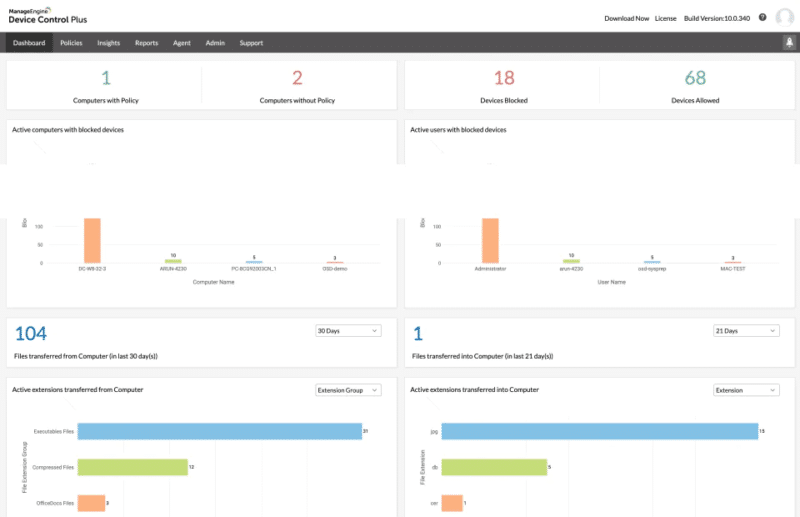 ManageEngine Device Control Plus