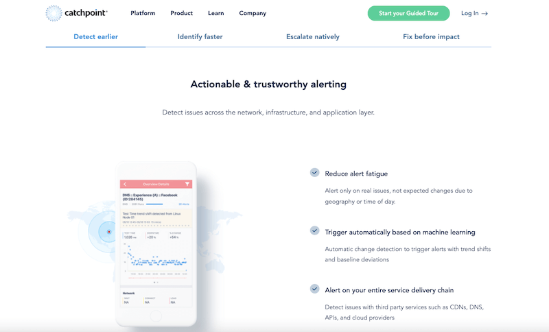 Catchpoint Alerting and Reporting