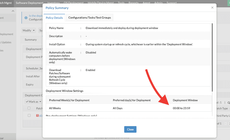 install a patch with ManageEngine Endpoint Central