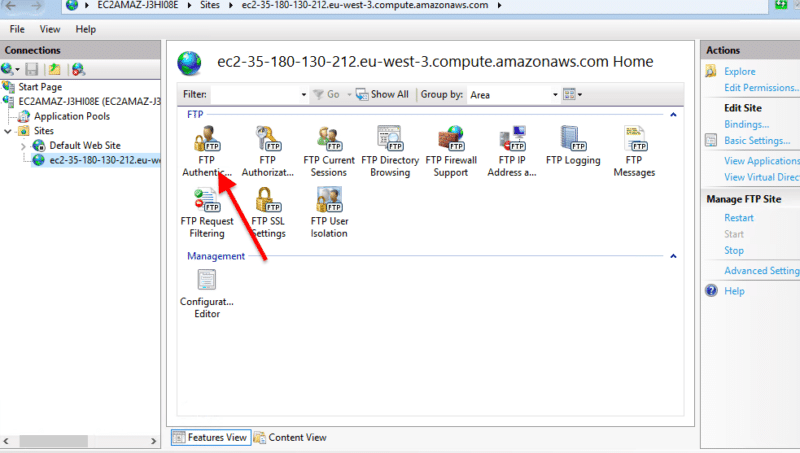 Configure FTP Authentication and Authorization